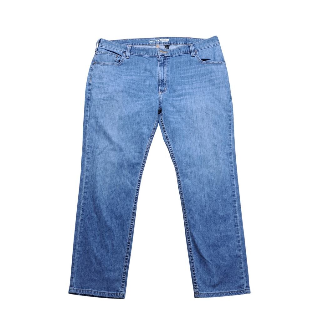 Carhartt Jeans Mens 42x30 Blue Excellent Rugged Flex Relaxed‎ Tapered BD4960-M
